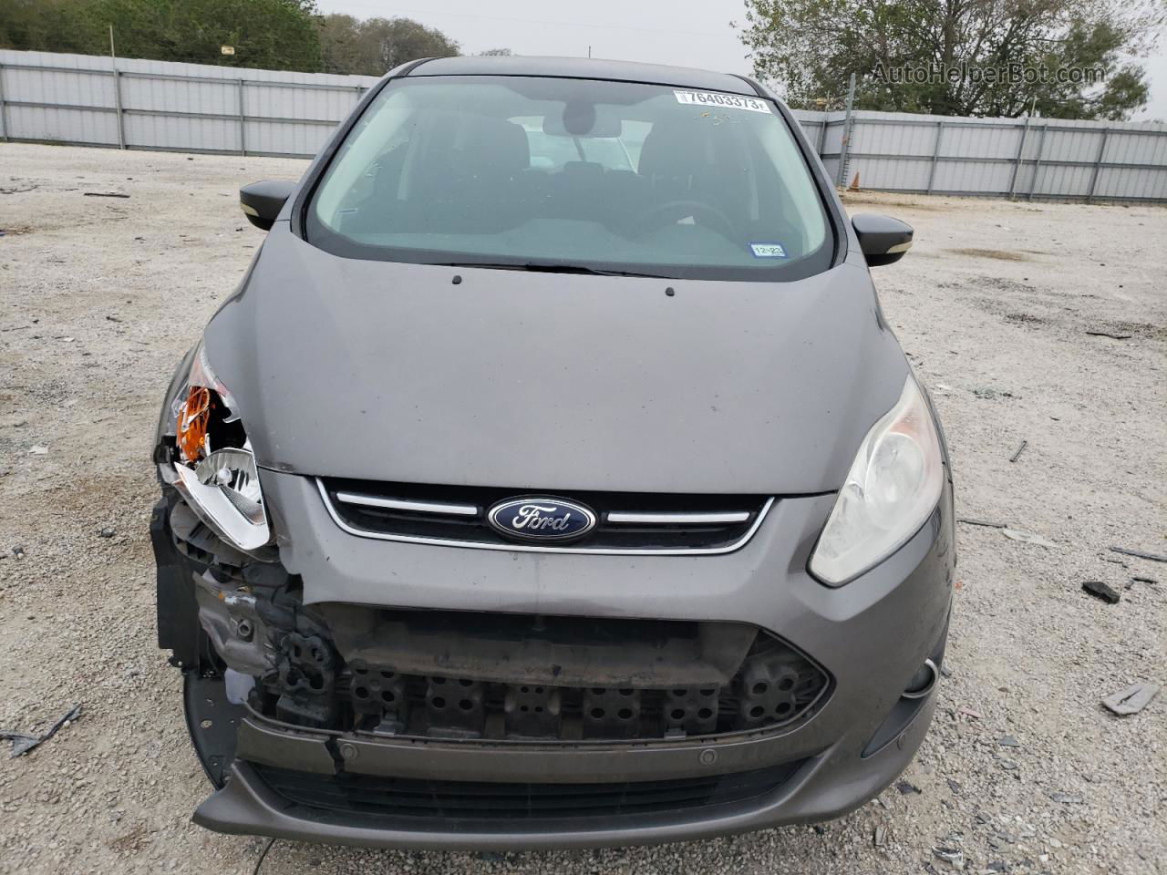 2014 Ford C-max Sel Gray vin: 1FADP5BU9EL506450