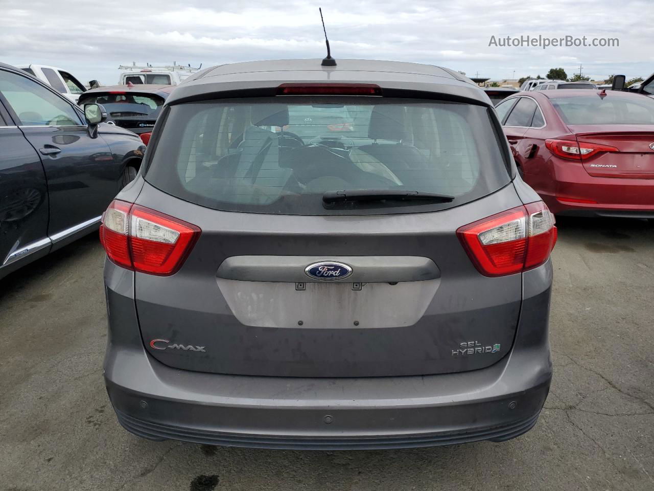 2014 Ford C-max Sel Серый vin: 1FADP5BU9EL506805