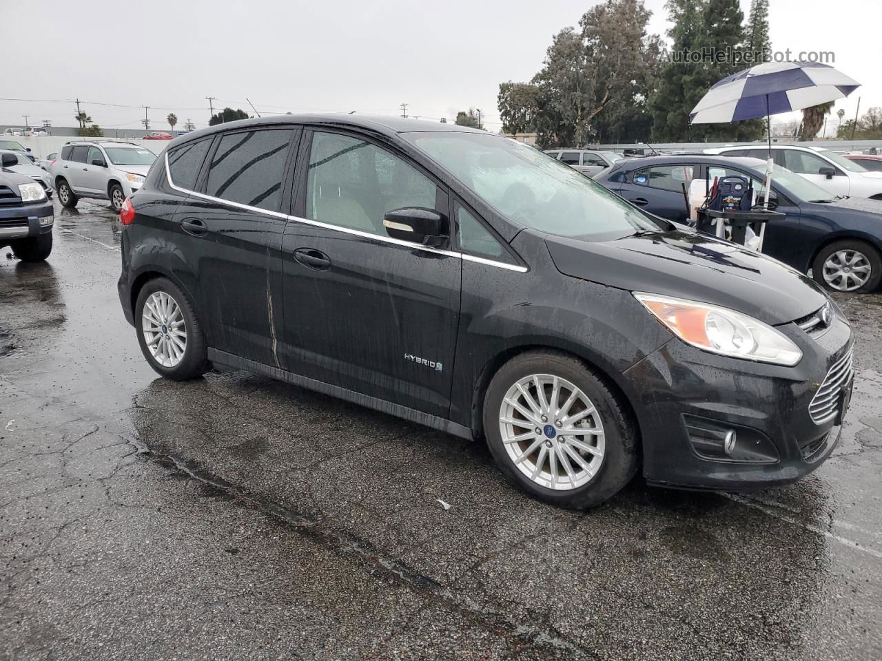 2014 Ford C-max Sel Black vin: 1FADP5BU9EL514709