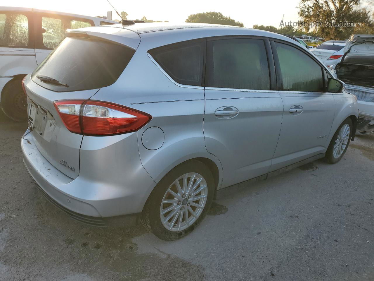 2013 Ford C-max Sel Silver vin: 1FADP5BUXDL502504