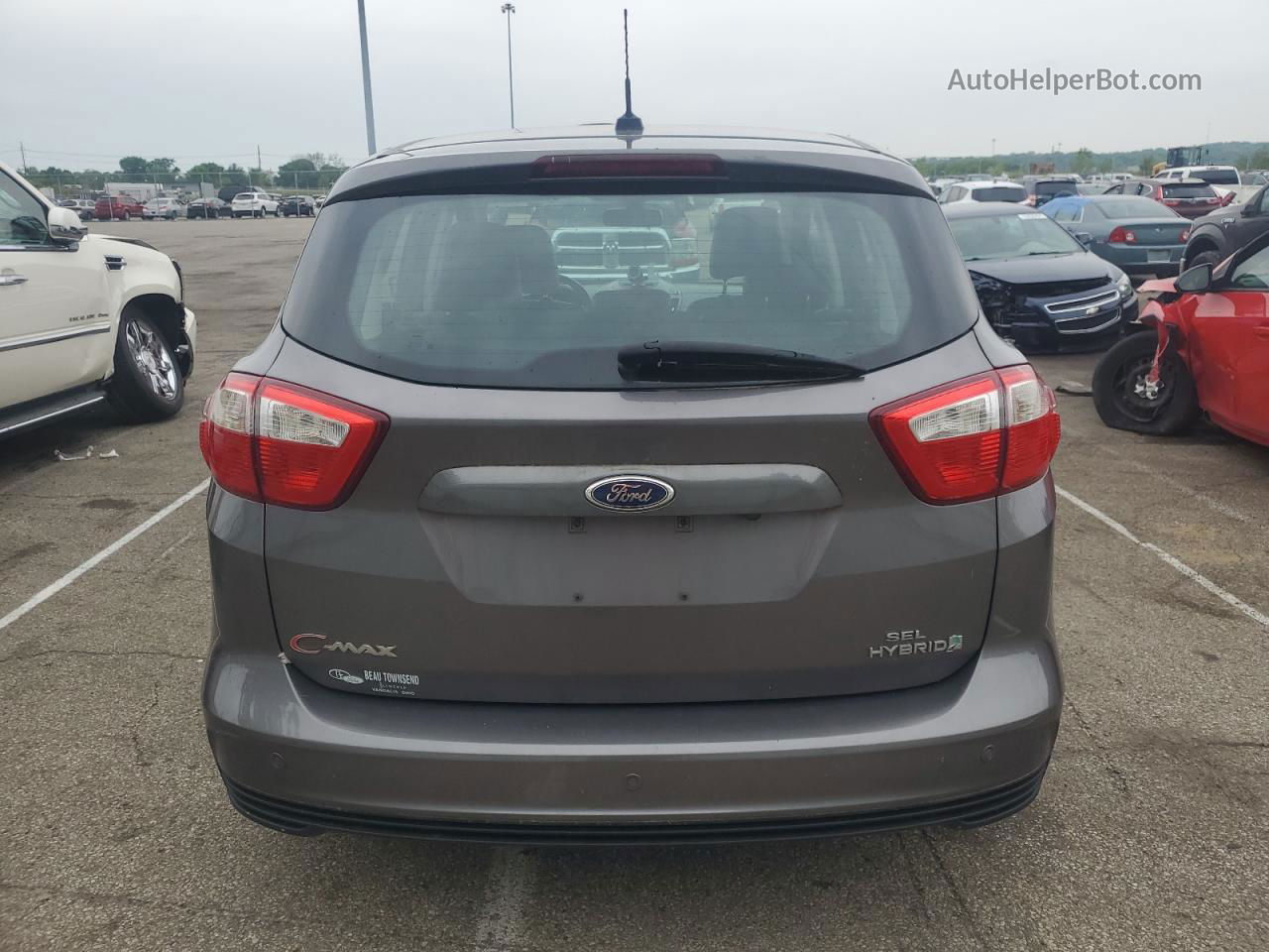 2013 Ford C-max Sel Серый vin: 1FADP5BUXDL526687