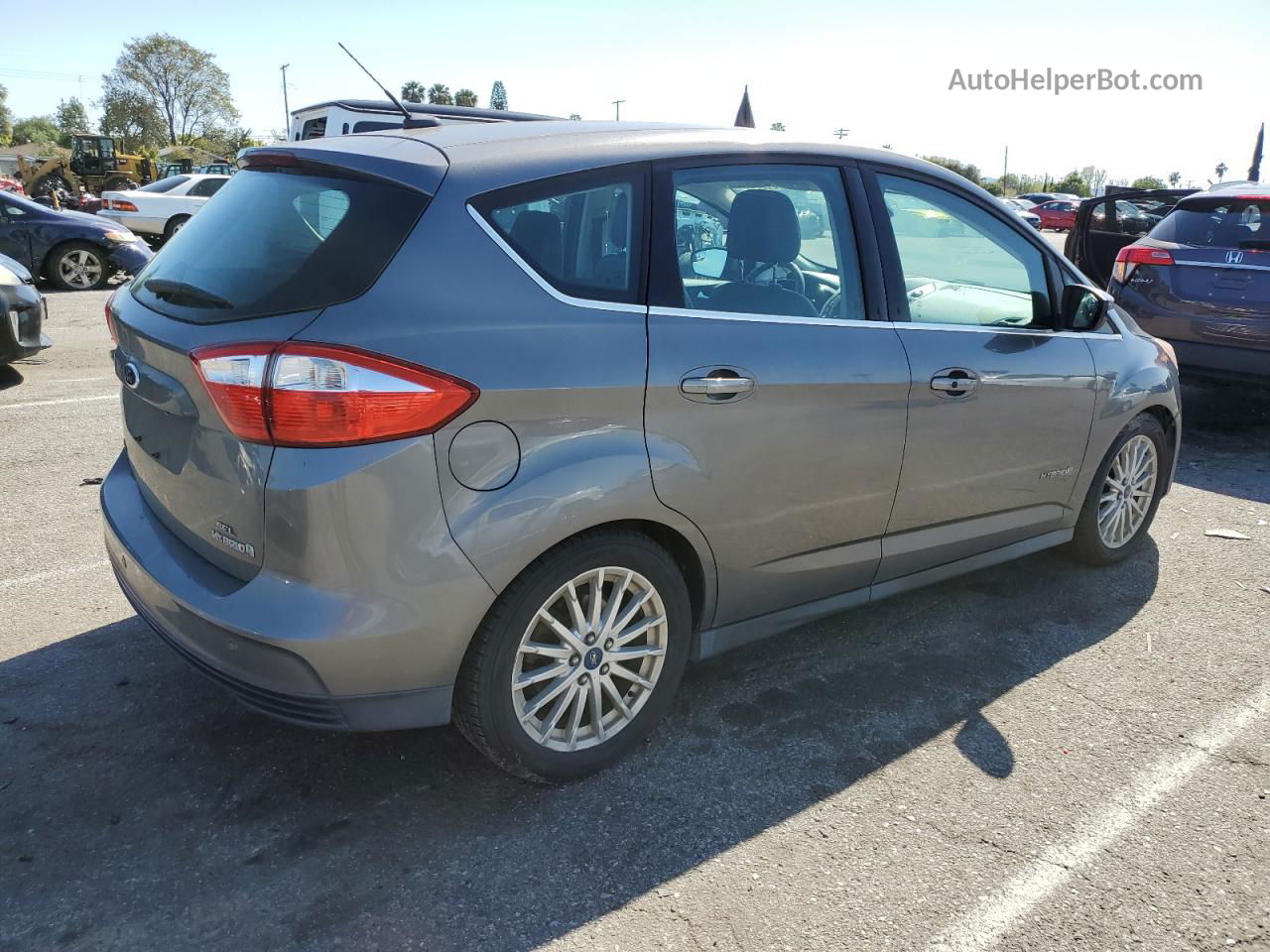 2013 Ford C-max Sel Gray vin: 1FADP5BUXDL528567