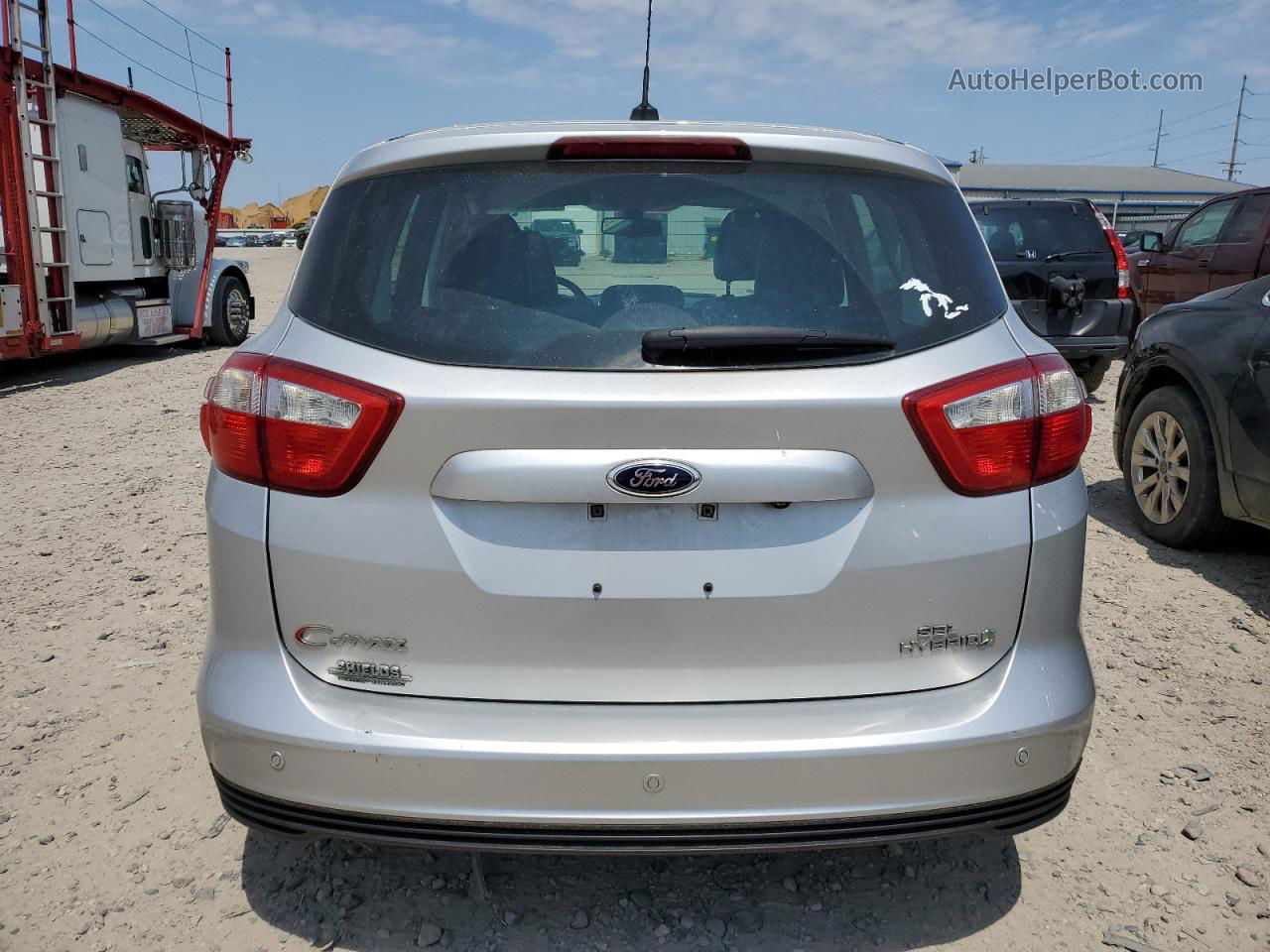 2013 Ford C-max Sel Silver vin: 1FADP5BUXDL528889