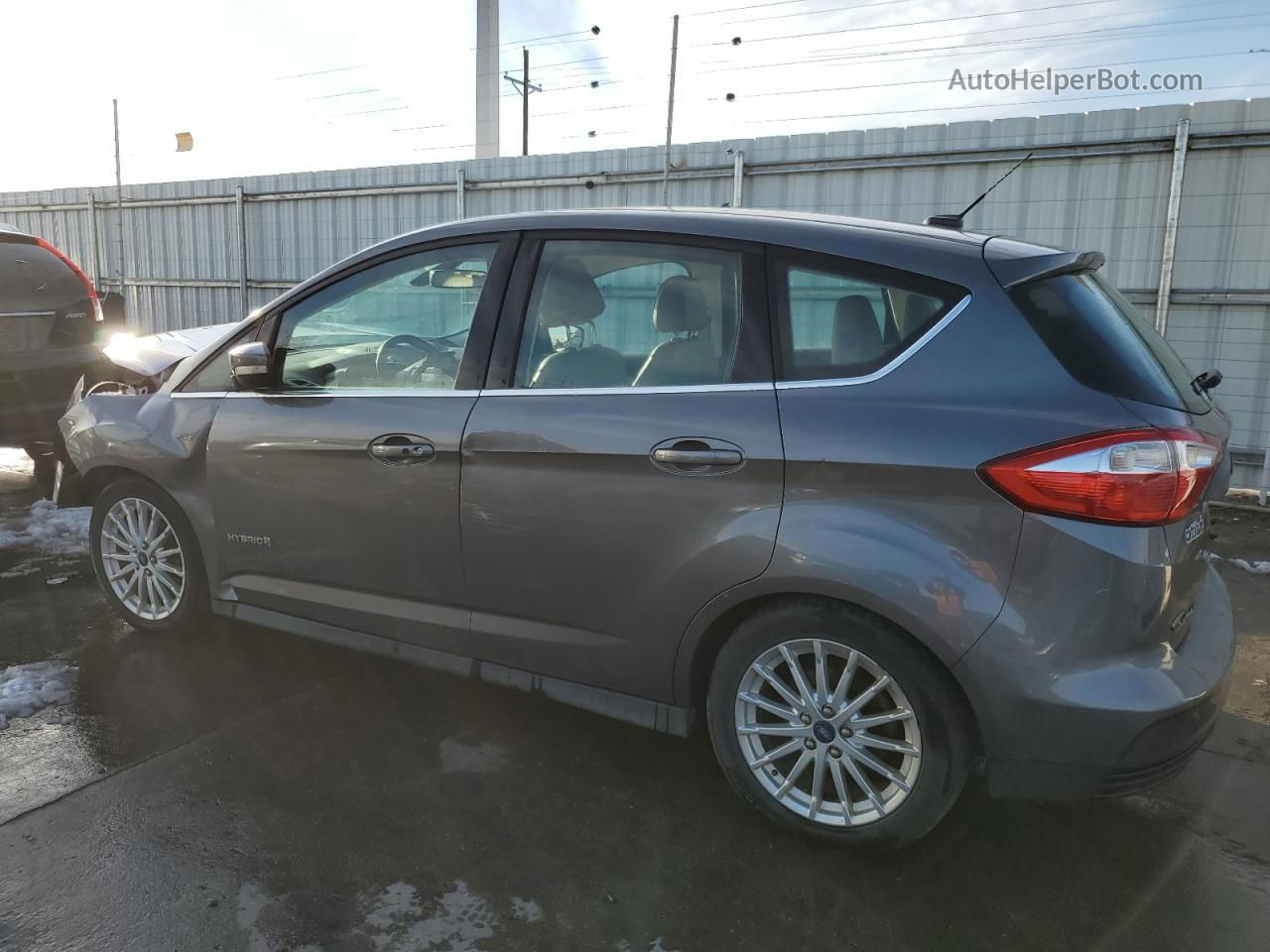 2013 Ford C-max Sel Gray vin: 1FADP5BUXDL551721