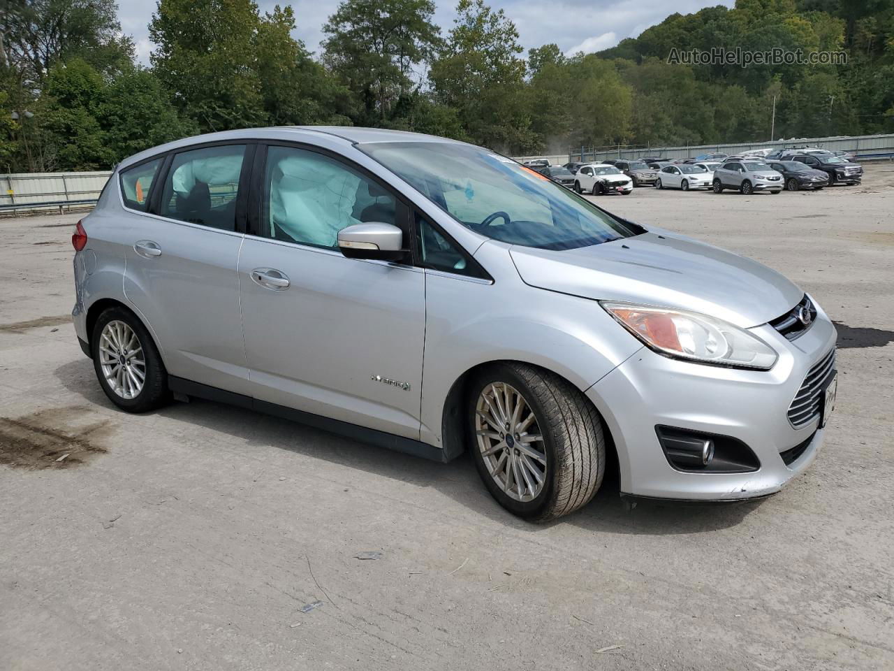 2014 Ford C-max Sel Silver vin: 1FADP5BUXEL506148