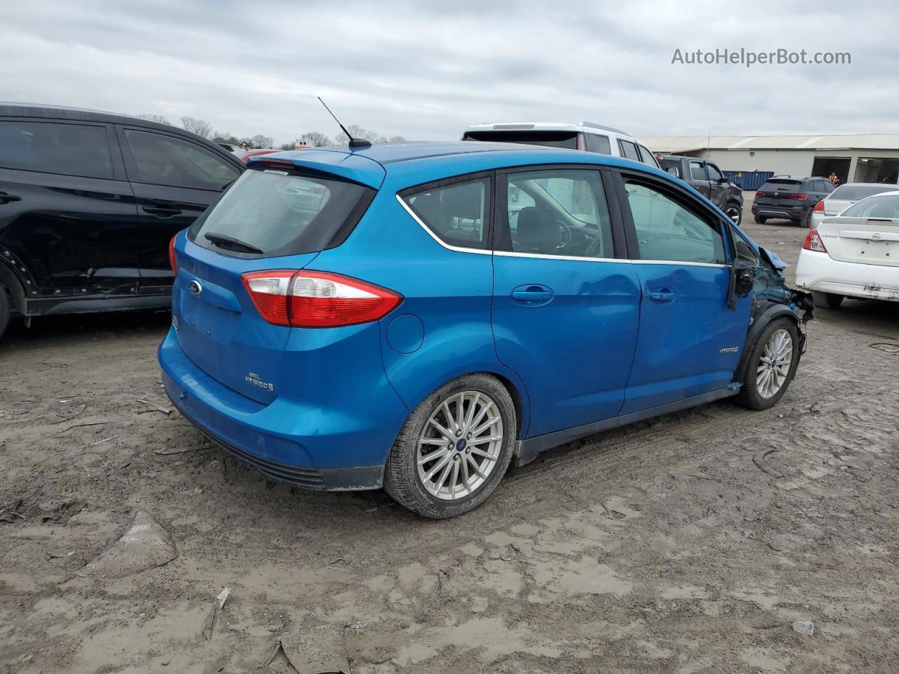 2014 Ford C-max Sel Blue vin: 1FADP5BUXEL514444