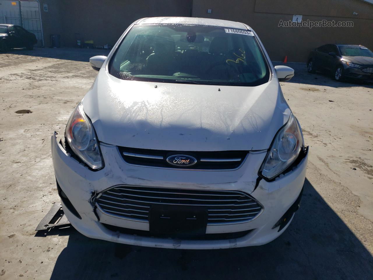 2014 Ford C-max Sel White vin: 1FADP5BUXEL521345