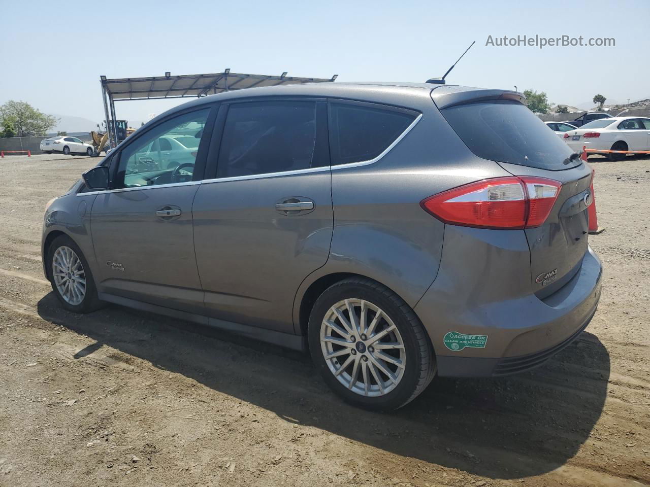 2013 Ford C-max Premium Серый vin: 1FADP5CU0DL522744