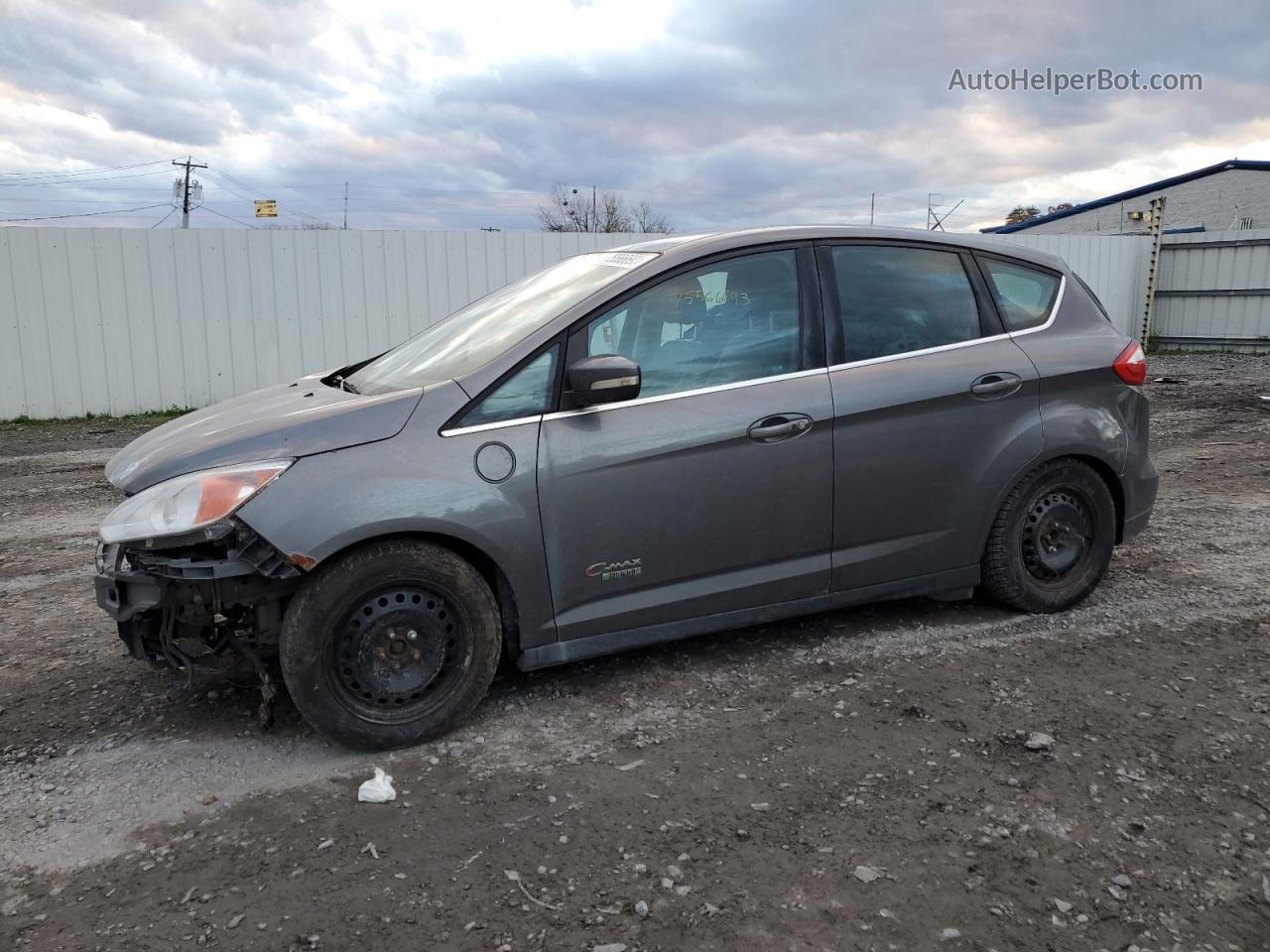 2014 Ford C-max Premium Серый vin: 1FADP5CU0EL514855