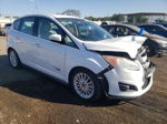 2014 Ford C-max Premium White vin: 1FADP5CU0EL515195