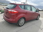 2014 Ford C-max Premium Burgundy vin: 1FADP5CU0EL517559