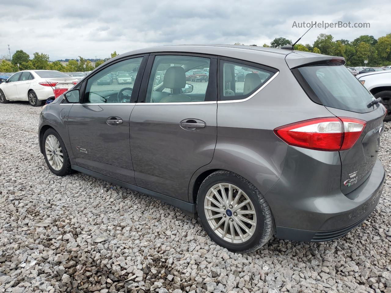 2014 Ford C-max Premium Gray vin: 1FADP5CU0EL520803