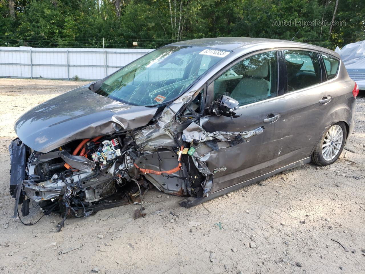 2013 Ford C-max Premium Gray vin: 1FADP5CU1DL546650