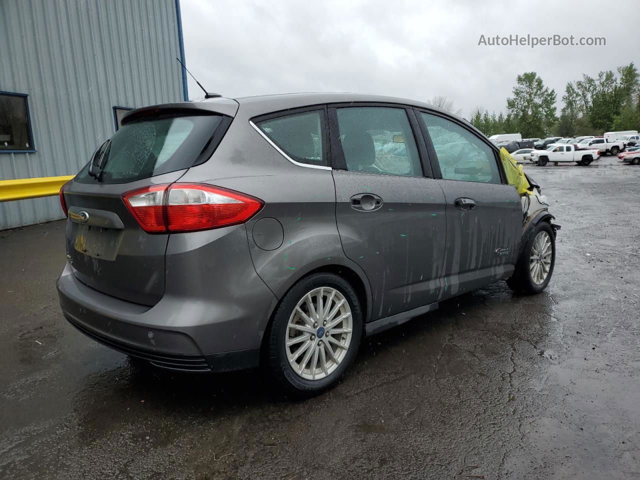 2014 Ford C-max Premium Gray vin: 1FADP5CU1EL507154