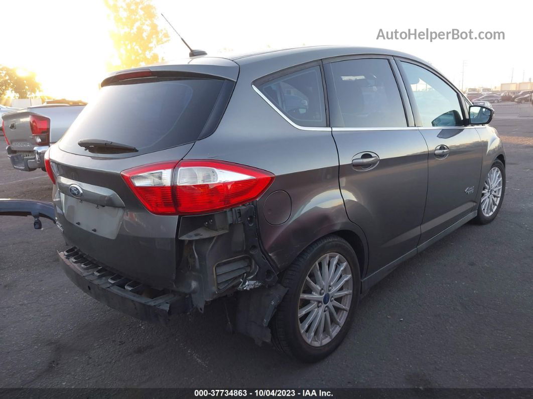 2014 Ford C-max Energi Sel Gray vin: 1FADP5CU1EL511124