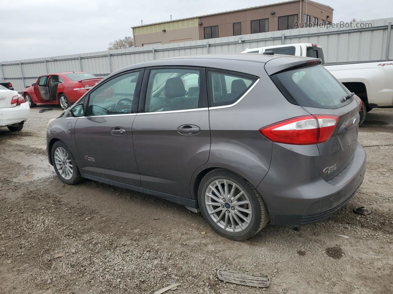 2014 Ford C-max Premium Silver vin: 1FADP5CU1EL514024