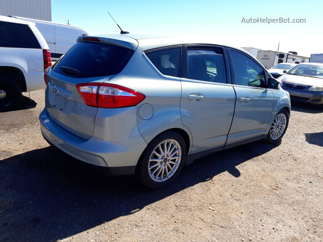 2014 Ford C-max Premium Turquoise vin: 1FADP5CU1EL515304