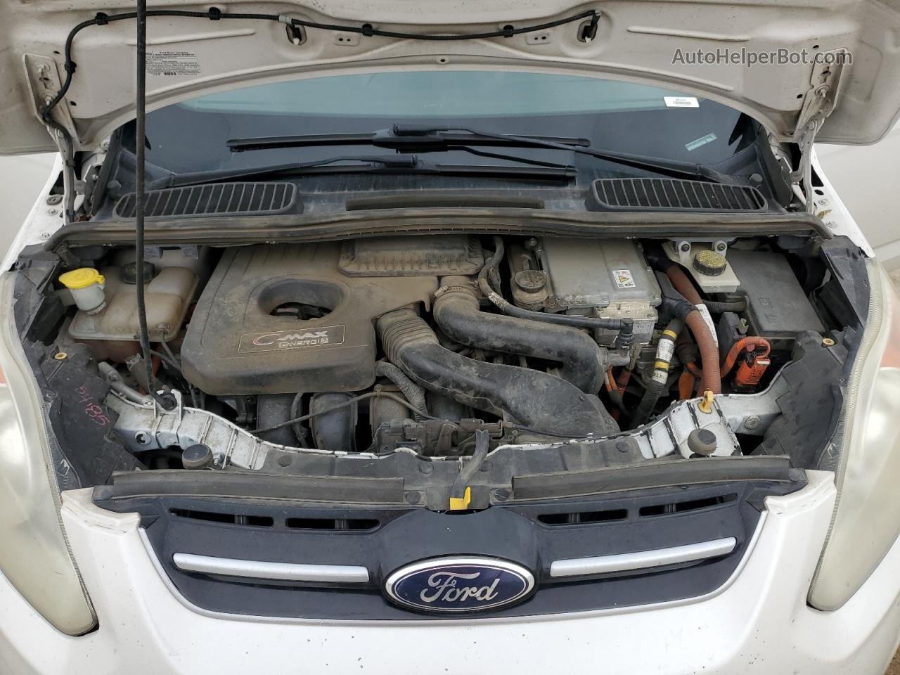 2014 Ford C-max Premium Белый vin: 1FADP5CU1EL517022