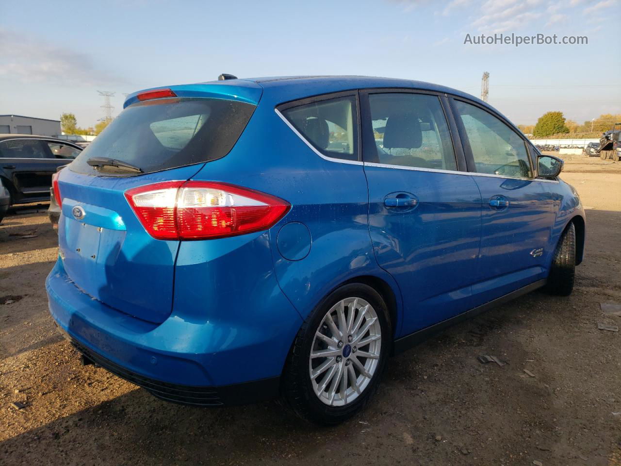 2013 Ford C-max Premium Blue vin: 1FADP5CU2DL541912