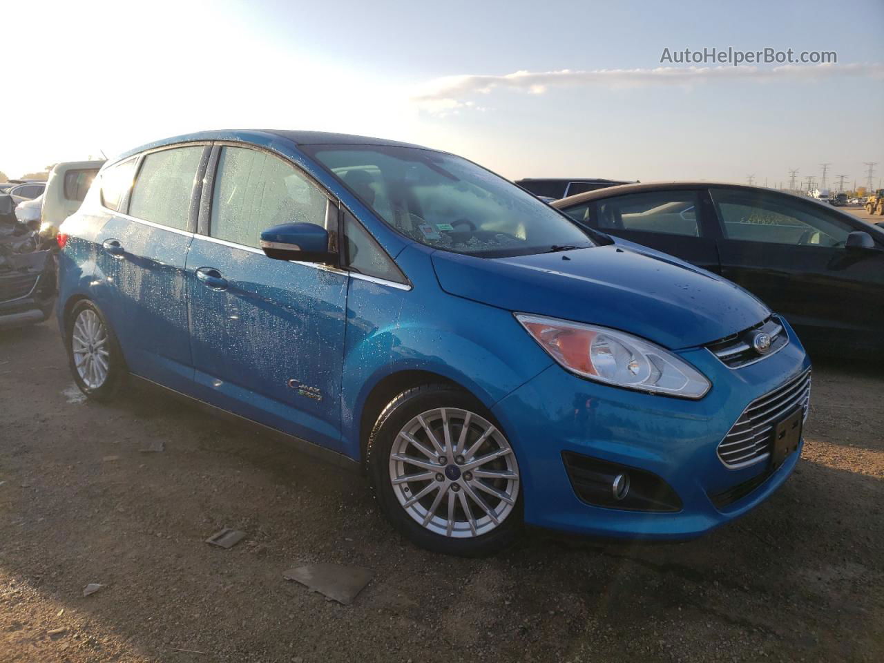 2013 Ford C-max Premium Blue vin: 1FADP5CU2DL541912