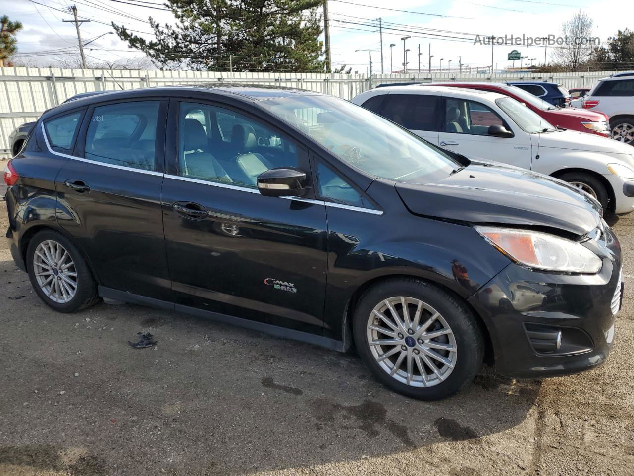 2014 Ford C-max Premium Black vin: 1FADP5CU2EL512590