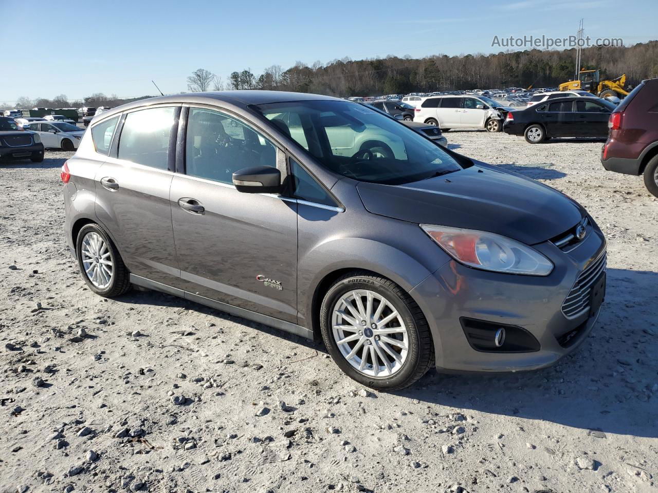 2014 Ford C-max Premium Gray vin: 1FADP5CU2EL514615