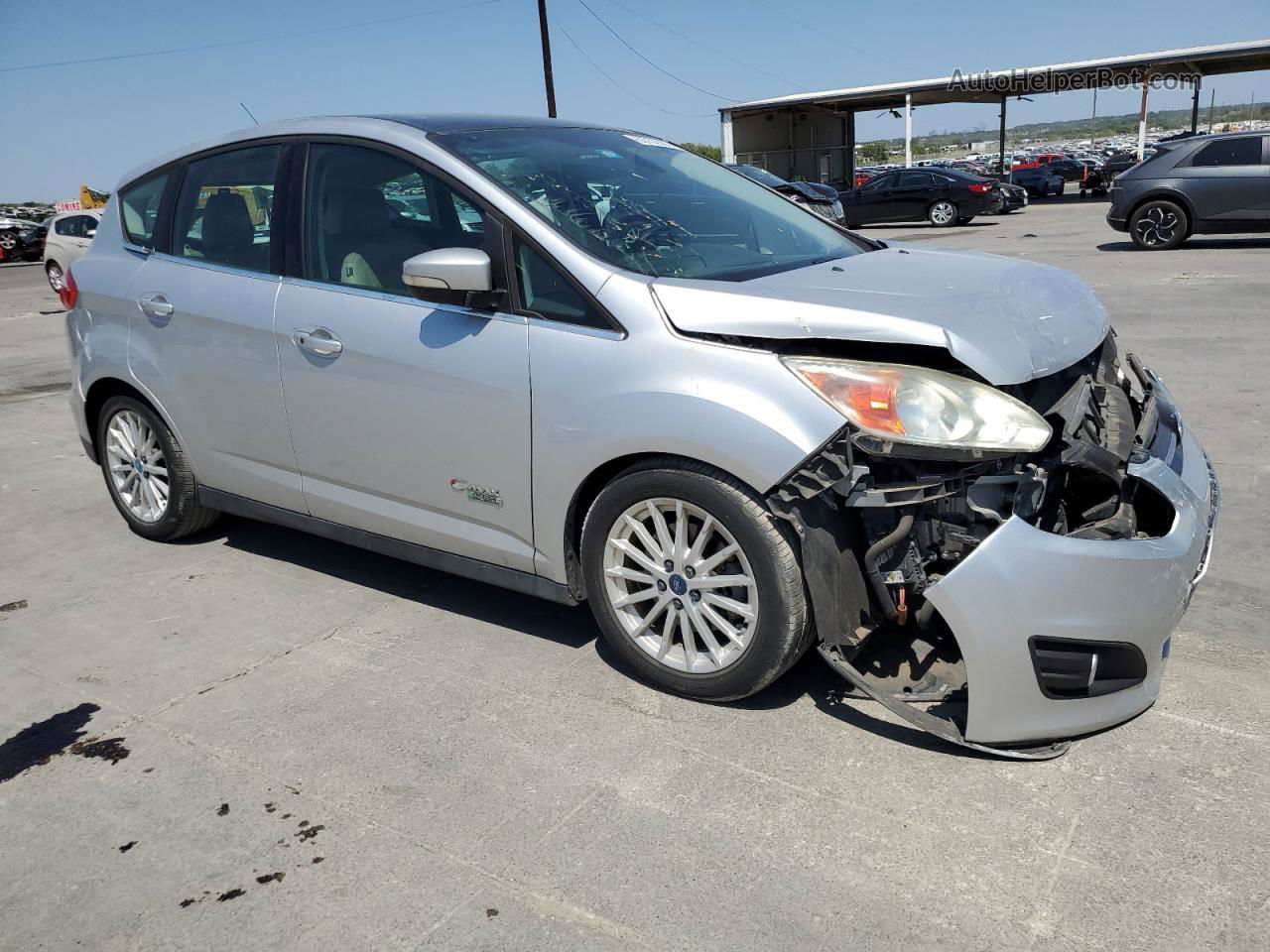 2013 Ford C-max Premium Silver vin: 1FADP5CU3DL508465