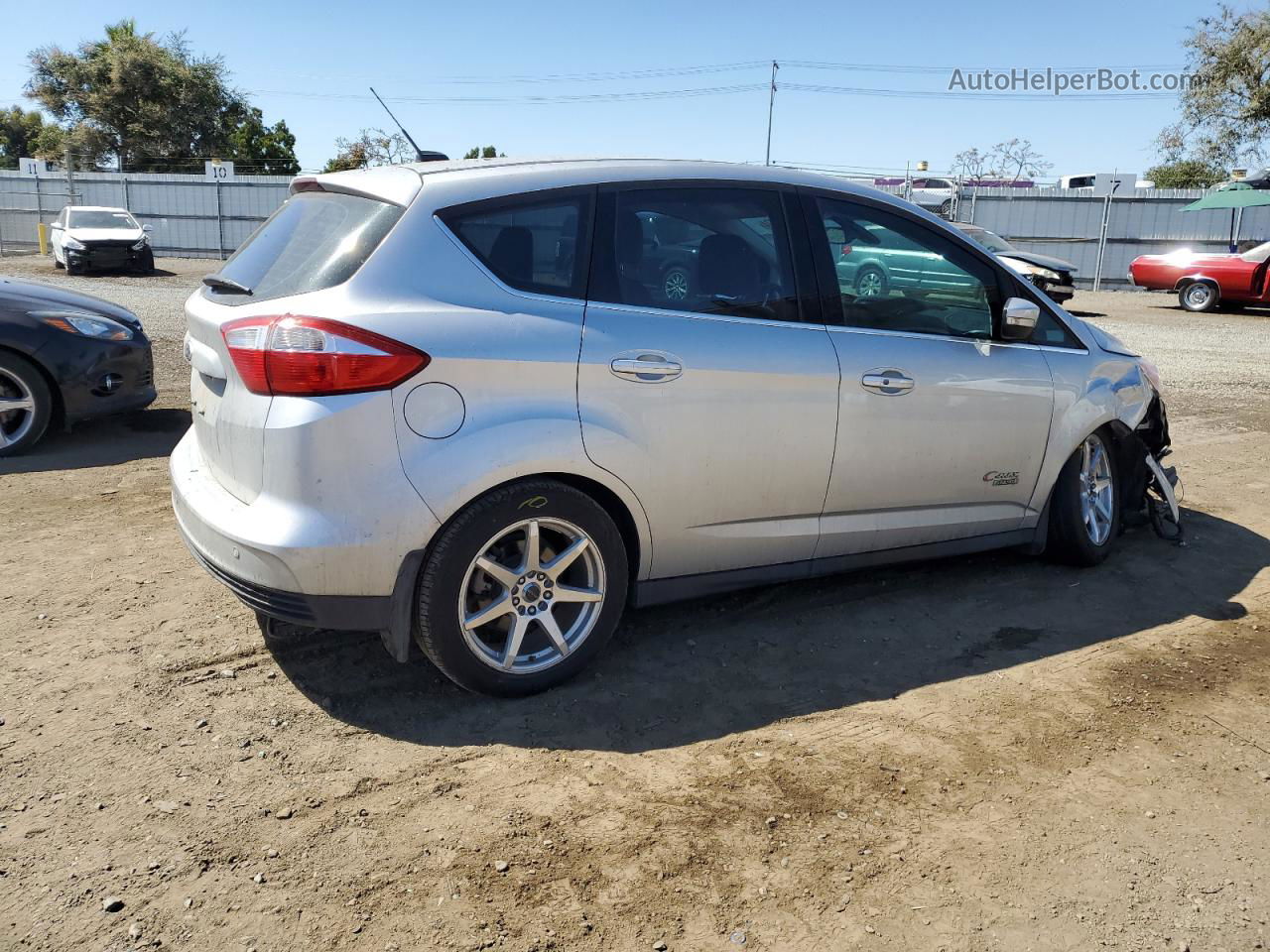 2013 Ford C-max Premium Silver vin: 1FADP5CU3DL524066