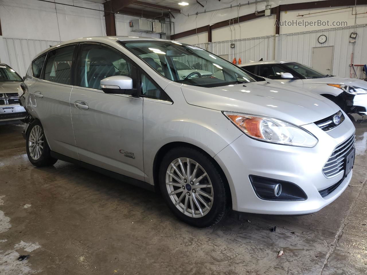 2013 Ford C-max Premium Silver vin: 1FADP5CU3DL541742