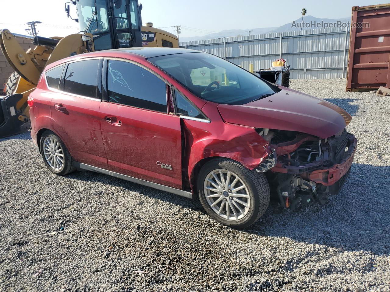 2014 Ford C-max Premium Maroon vin: 1FADP5CU3EL510668