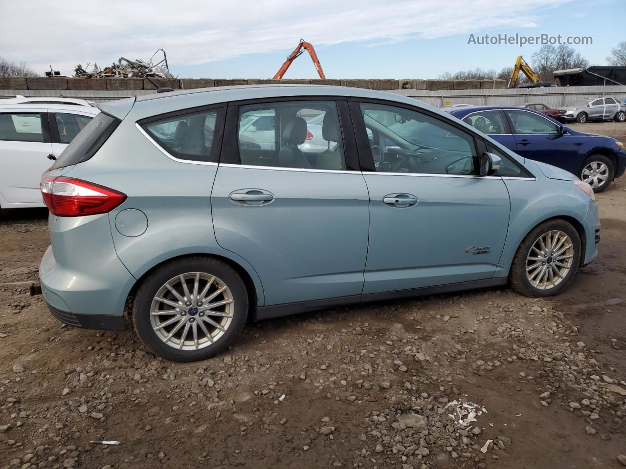 2014 Ford C-max Premium Blue vin: 1FADP5CU3EL510878