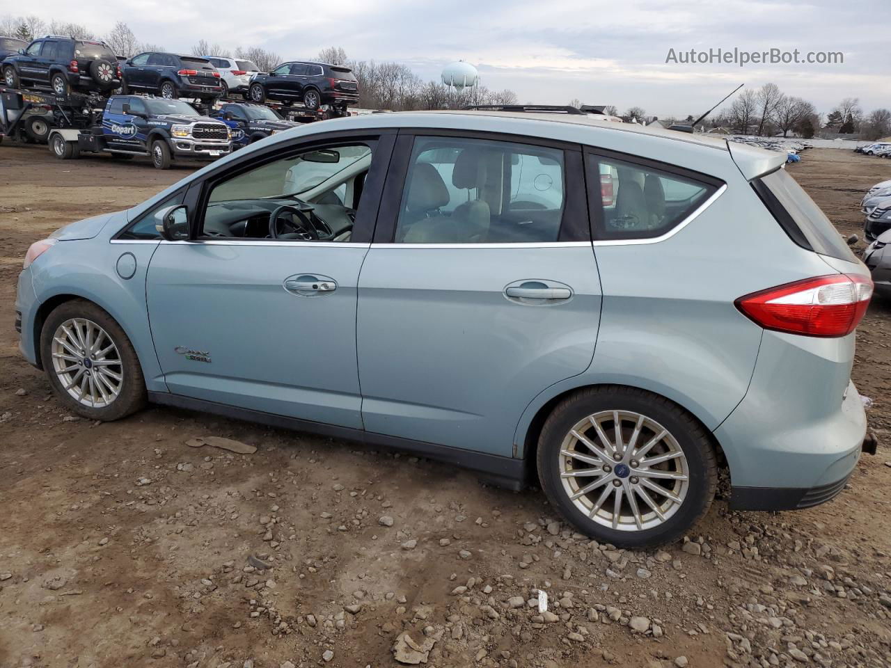 2014 Ford C-max Premium Blue vin: 1FADP5CU3EL510878