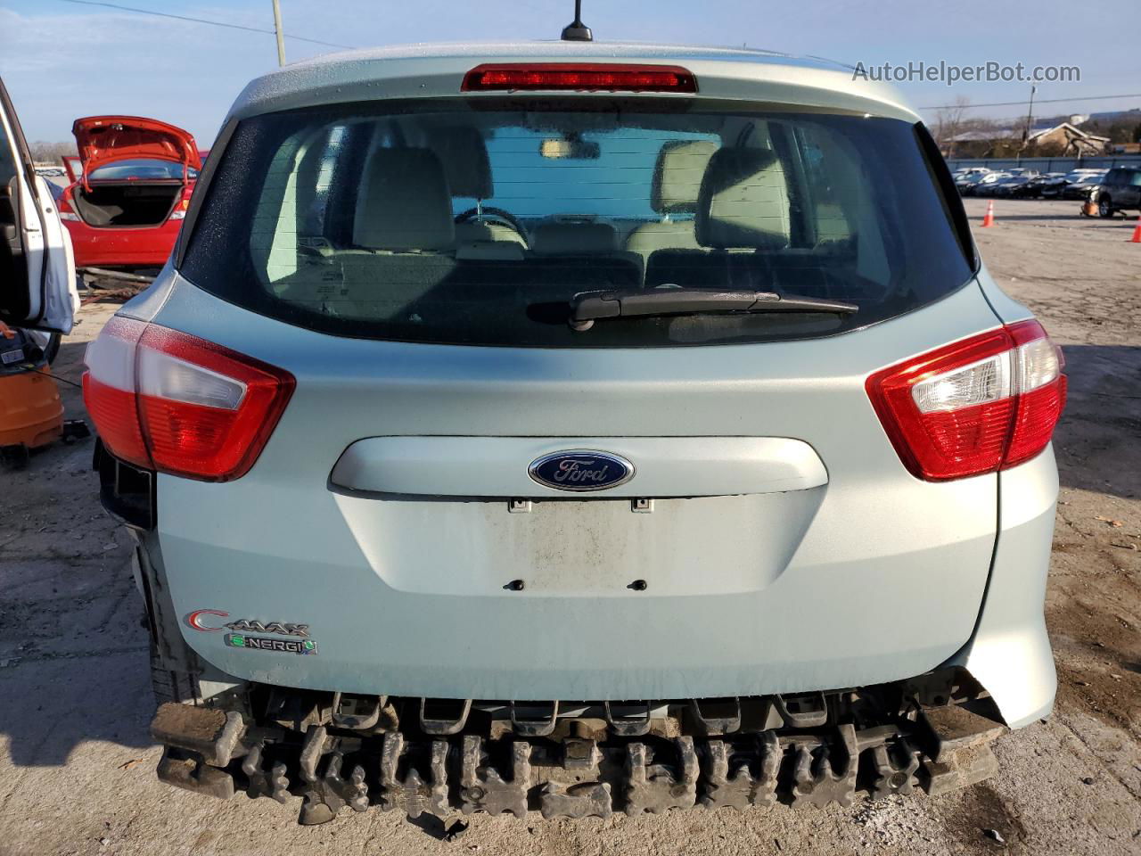 2014 Ford C-max Premium Blue vin: 1FADP5CU3EL520231