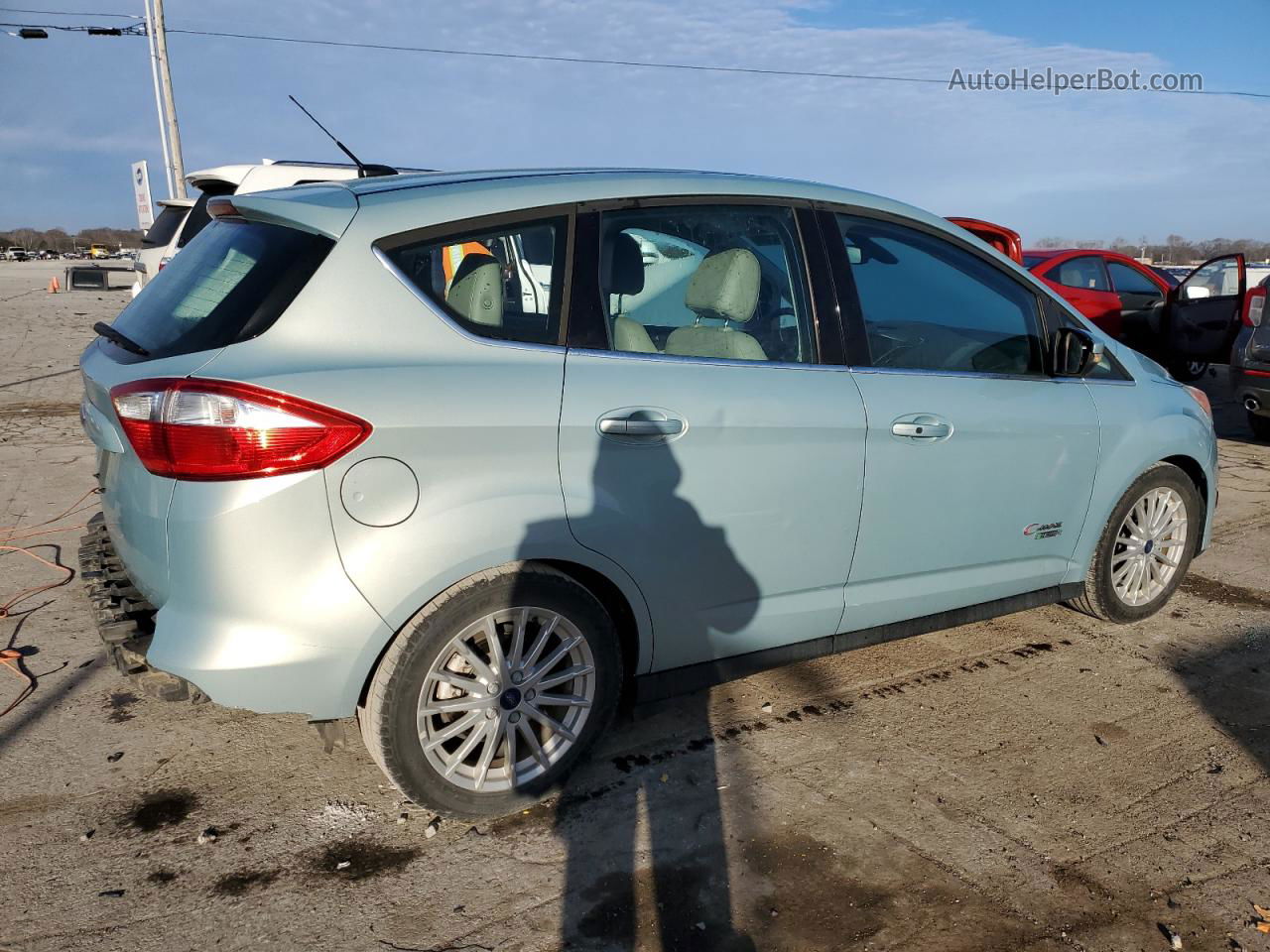 2014 Ford C-max Premium Blue vin: 1FADP5CU3EL520231