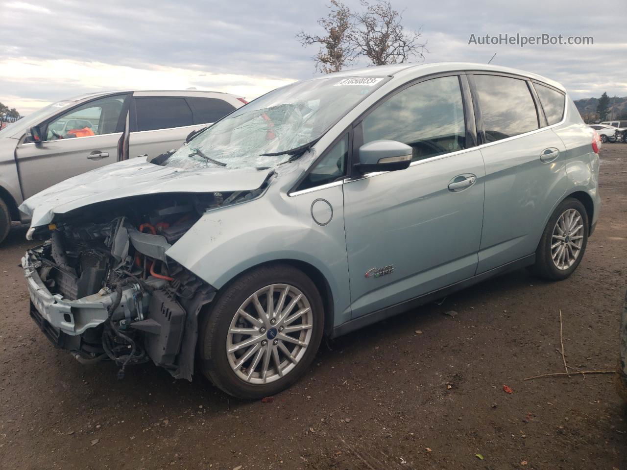 2013 Ford C-max Premium Turquoise vin: 1FADP5CU4DL516848