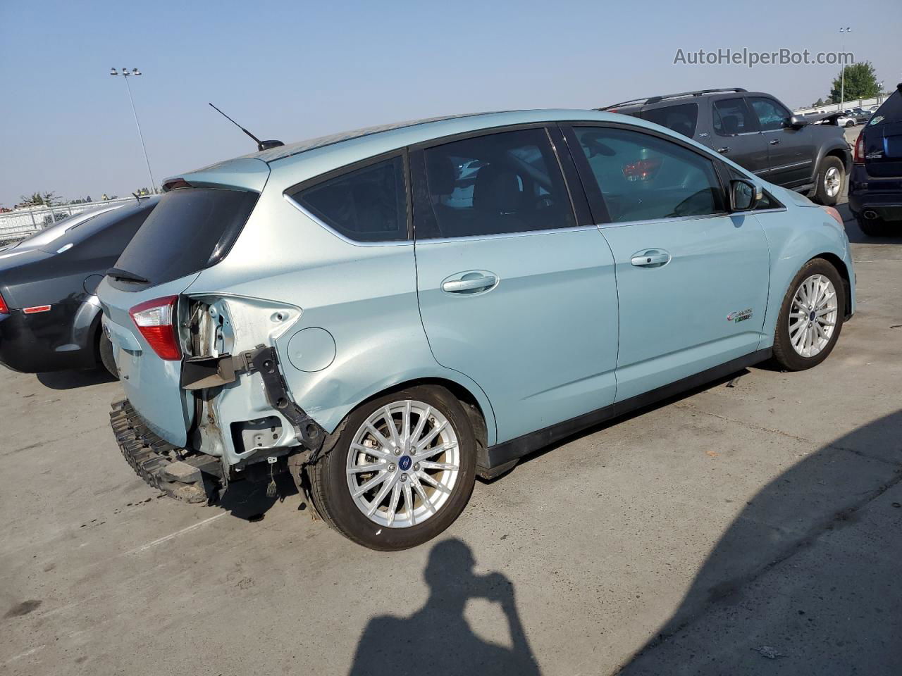 2014 Ford C-max Premium Blue vin: 1FADP5CU4EL503390