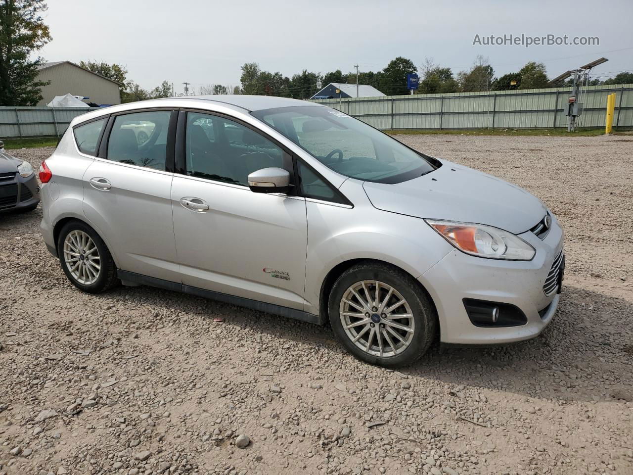 2014 Ford C-max Premium Silver vin: 1FADP5CU4EL503826