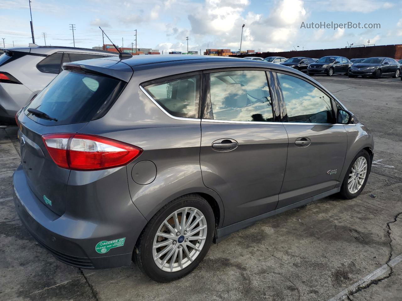 2014 Ford C-max Premium Серый vin: 1FADP5CU4EL507097