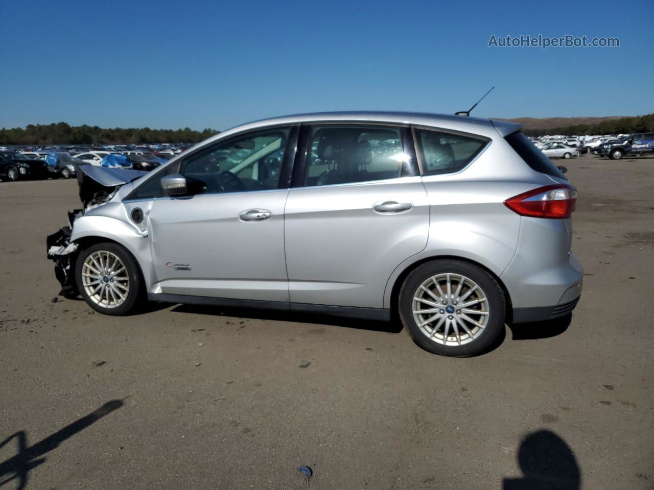 2013 Ford C-max Premium Silver vin: 1FADP5CU5DL524134