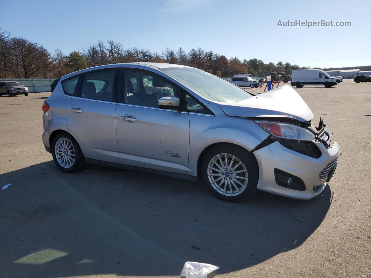 2013 Ford C-max Premium Silver vin: 1FADP5CU5DL524134