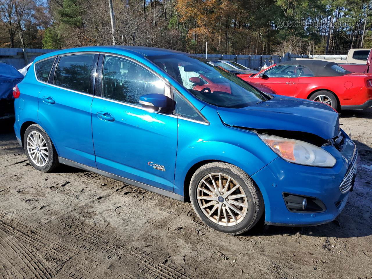 2013 Ford C-max Premium Blue vin: 1FADP5CU5DL539734