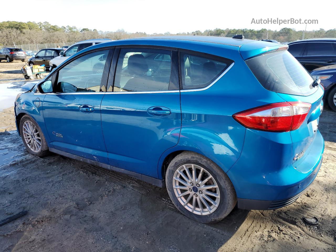 2013 Ford C-max Premium Blue vin: 1FADP5CU5DL539734