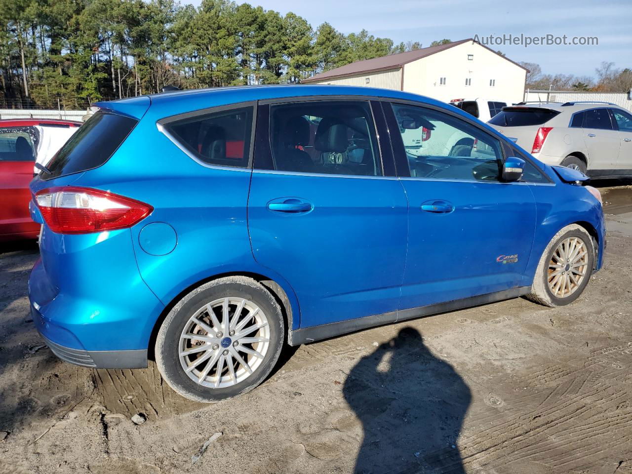 2013 Ford C-max Premium Blue vin: 1FADP5CU5DL539734