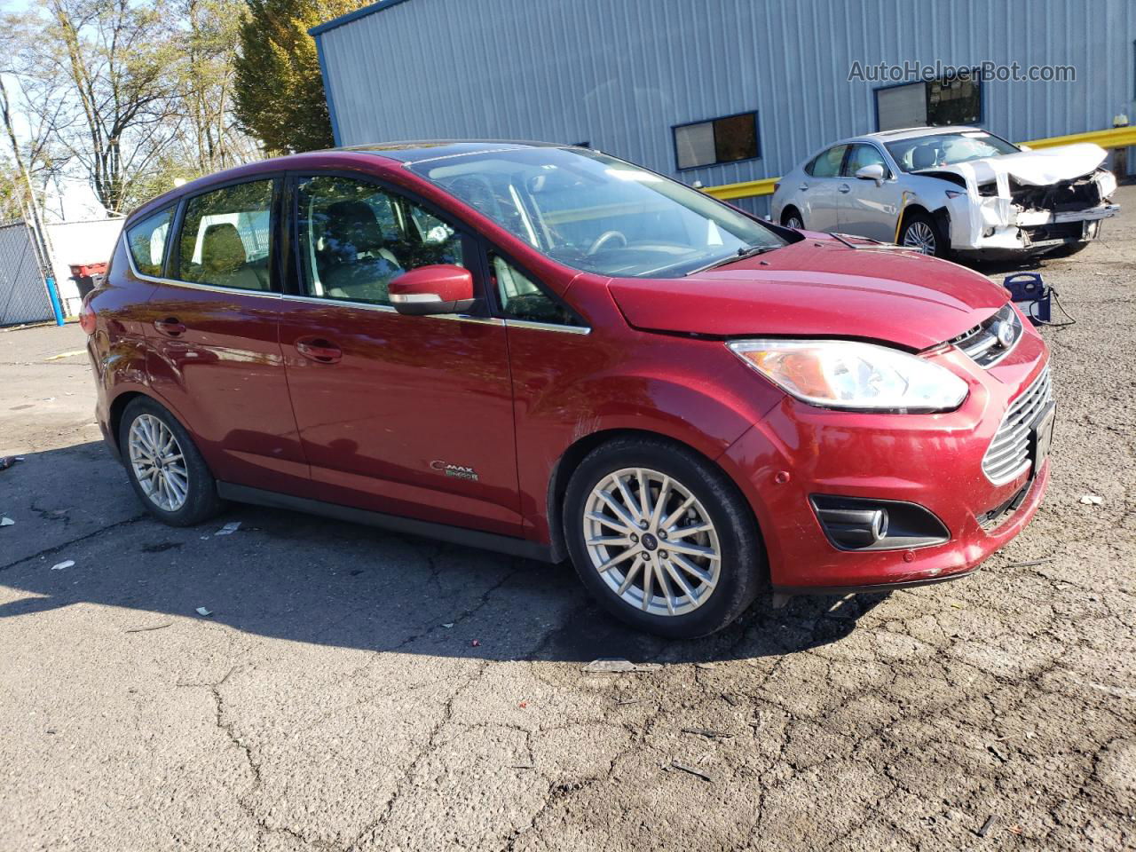 2013 Ford C-max Premium Красный vin: 1FADP5CU6DL543940