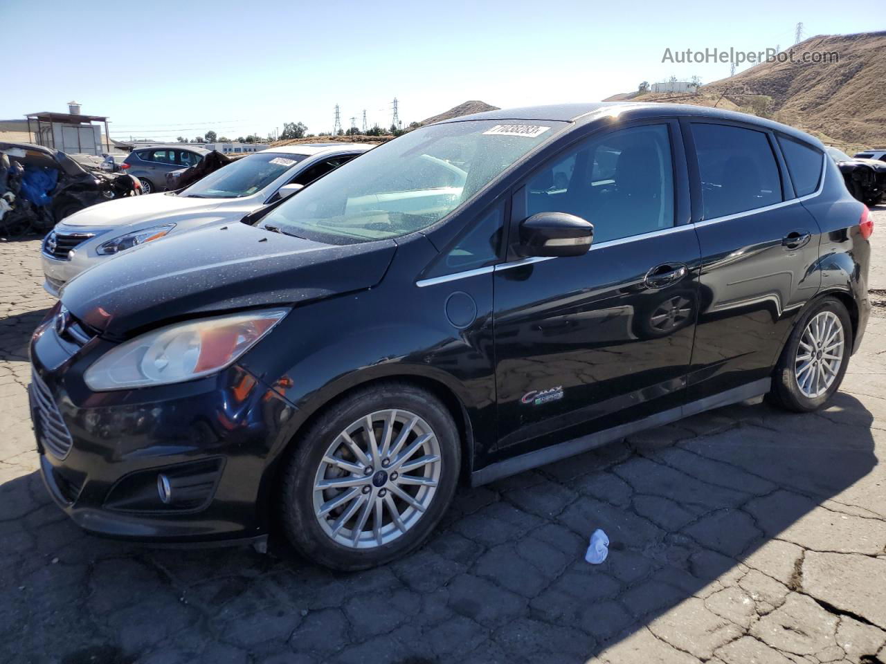 2014 Ford C-max Premium Black vin: 1FADP5CU6EL502404