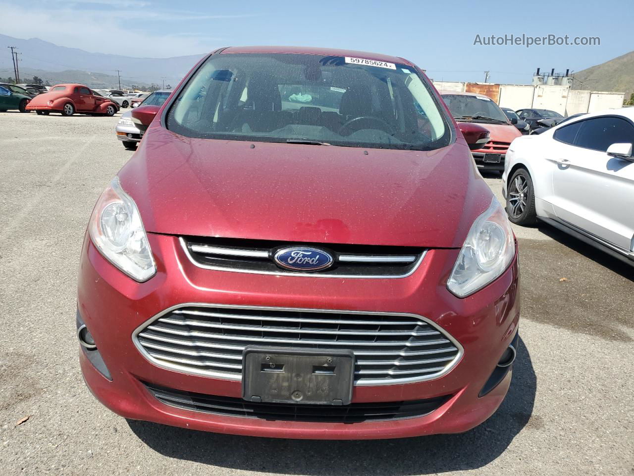 2014 Ford C-max Premium Red vin: 1FADP5CU6EL503729