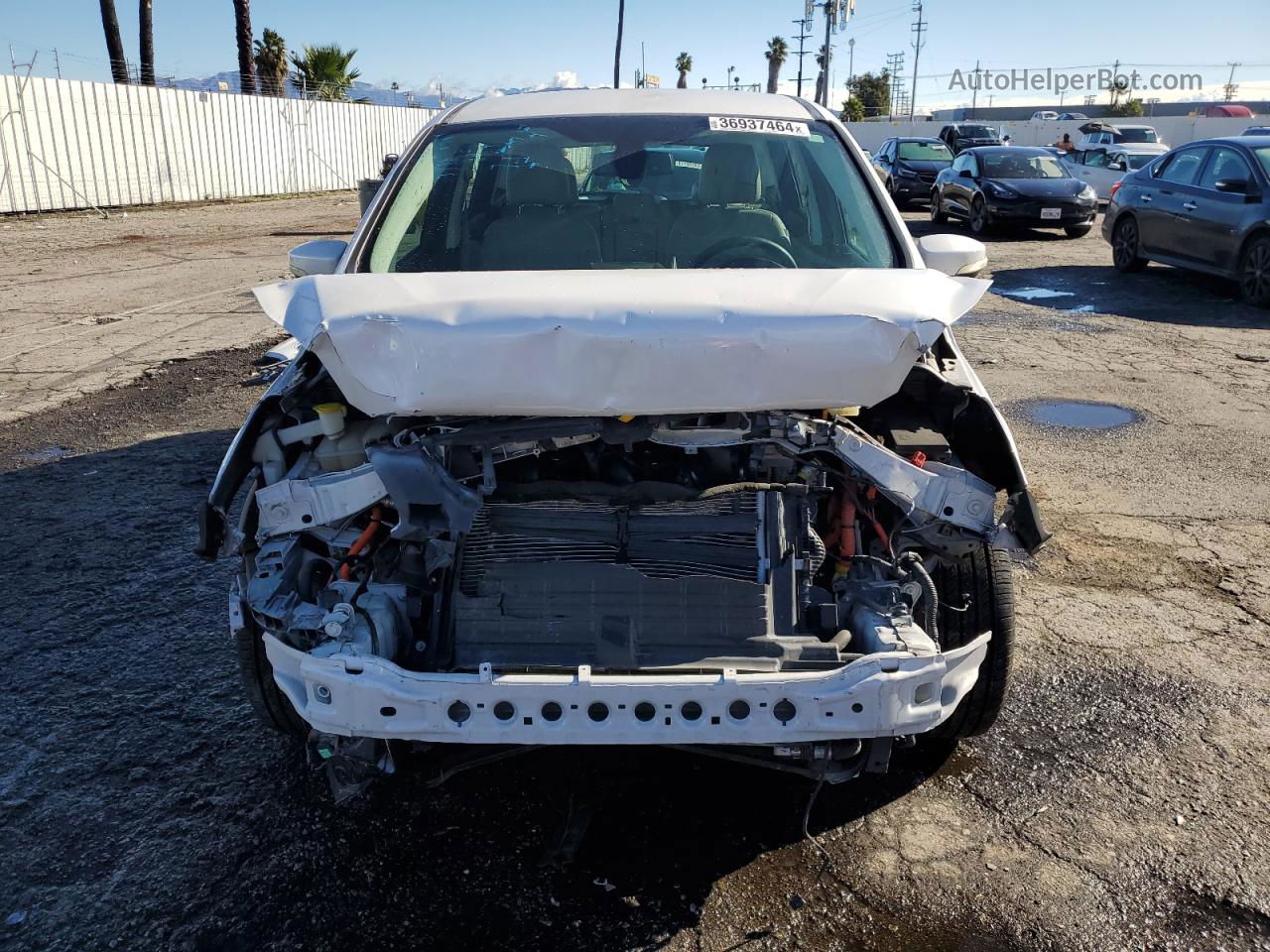 2014 Ford C-max Premium White vin: 1FADP5CU6EL508333