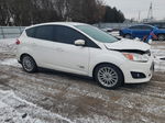 2014 Ford C-max Premium White vin: 1FADP5CU6EL510857