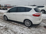 2014 Ford C-max Premium White vin: 1FADP5CU6EL510857