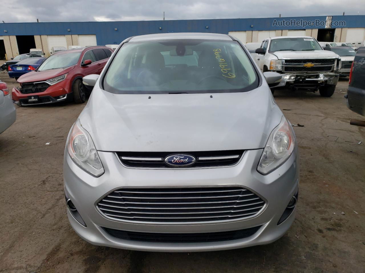 2014 Ford C-max Premium Silver vin: 1FADP5CU6EL517081